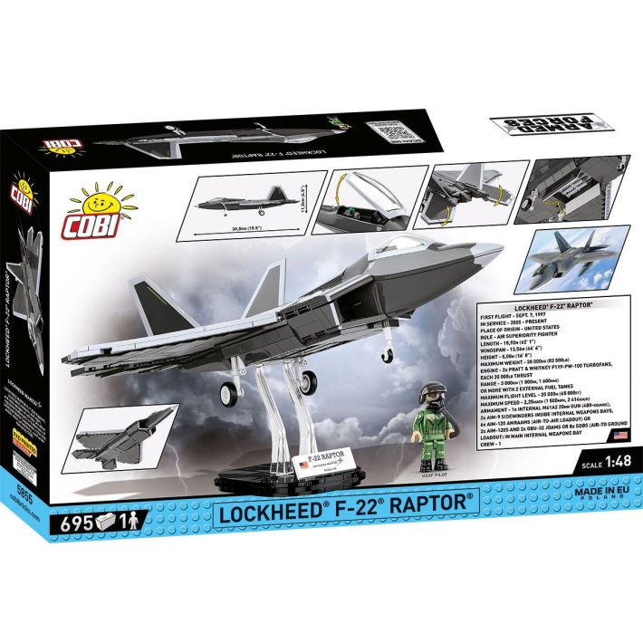 Lockheed F-22 Raptor (COBI-5855)  Samoloty  Cobi.eu
